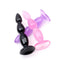 PVC Anal Plug Anal Dilation Device Wth Wavey Pearls Rear Tower Puller