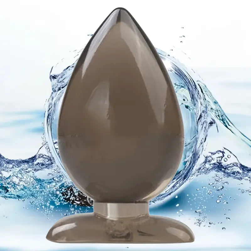 Classic Butt Plug Silicone Anal Plug With Flared Base Flexible Butt Plug