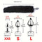 Three Size Dog Tail Metal Anal Plug Animal Tail Butt Plug Cosplay Sex Games