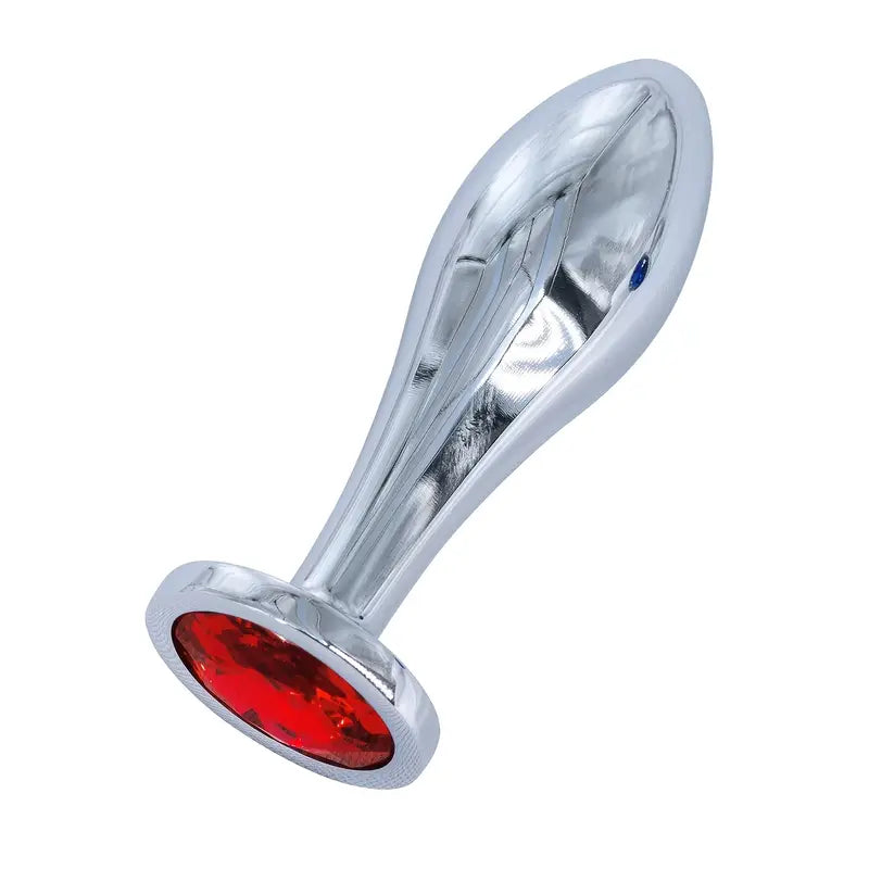 Crystal Diamond Adlut Safety Metal Water Drip Shape Butt Plug Sex Toy