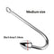 Metal Anal Hook Small Medium Large 3 Balls Head Butt Plug Hook Dilator