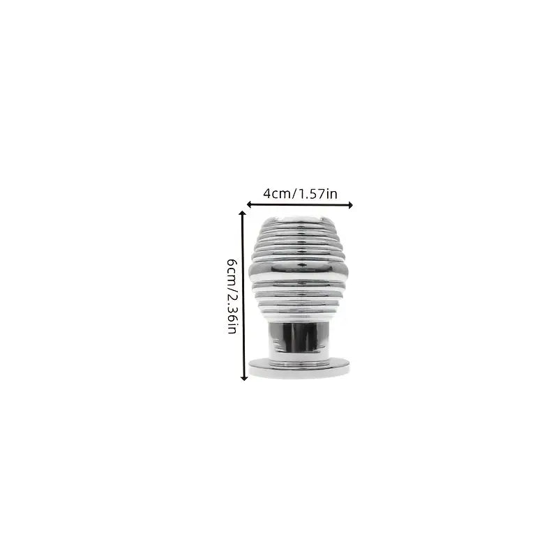 SM Metal Anal Plug Enema Vaginal Flush Hollow Anal Dilation Sex Toy