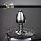 BDSM Metal Anal Plug With Gem Base For Beginner To Expert G-spot