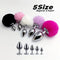 BDSM Rabbit Tail Butt Plug Animals Role-playing Sex Games Animal Tail
