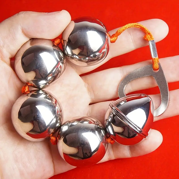 Metal Anal Beads Balls Training Sex Toy Butt Ass Plug For Prostate Massage