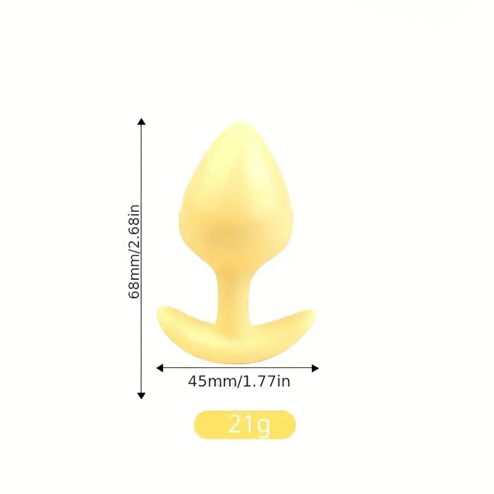 Back Court Butt Plug Large Pull Beads TPE Material Adult Anal Toy