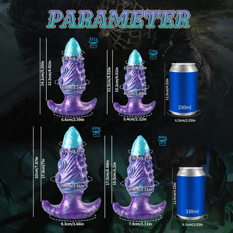 Large Wearable Silicone Realistic Giant Butt Plug Soft Anal Dildo