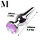 Tapered Anal Plug Trainer Kit Metal Jeweled Fetish Jewelry Butt Plug