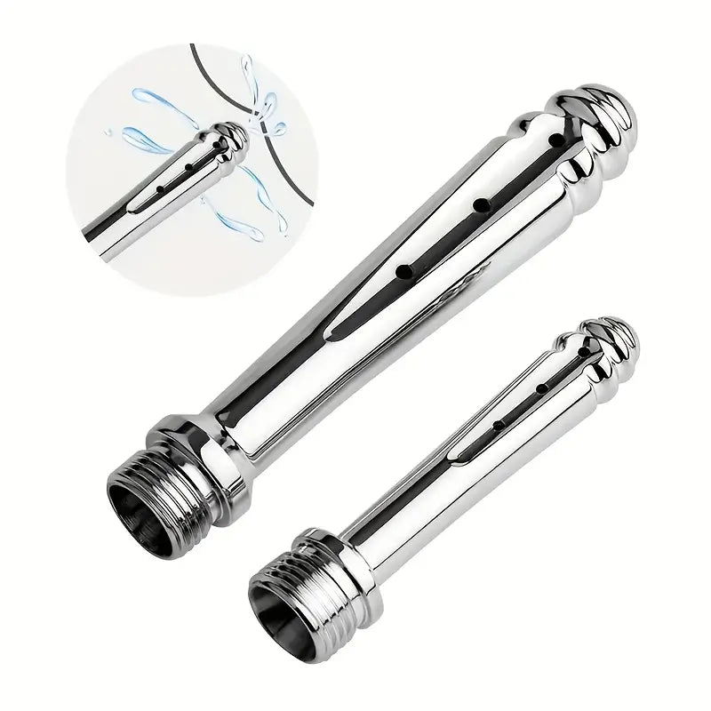 Metal Anal Irrigator Multifunctional Enema Cleaning Dilator Uncharged Sex Toy