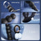 Vibrating Thrusting Anal Beads Butt Plug With Double Penis Rings