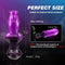 Fluid Silicone Inflatable Anal Plug Double Egg Monster Knot Fantasy Dildo