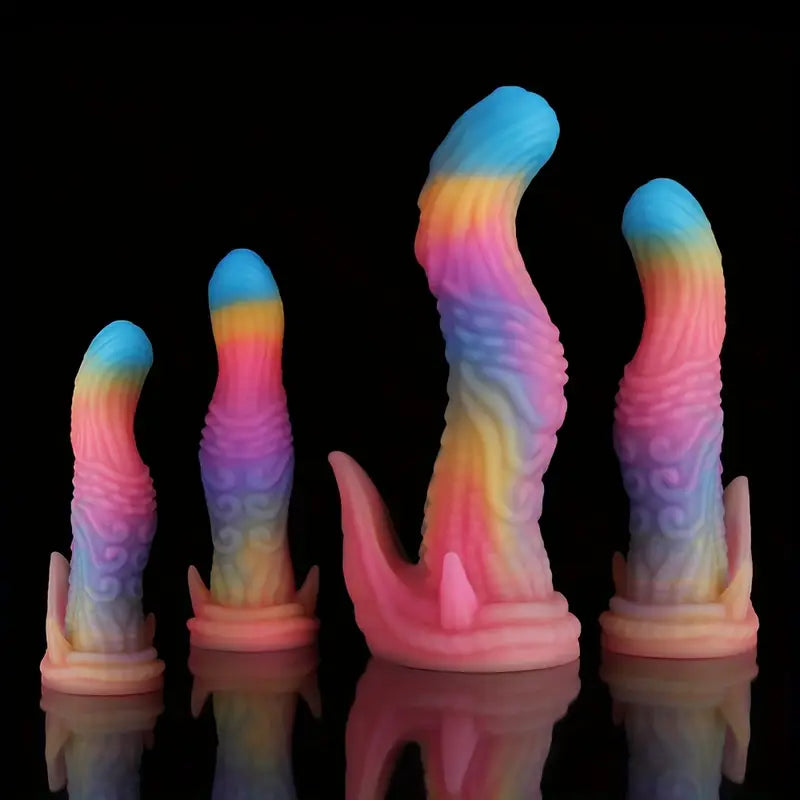 Alien Dinosaur Silicone Anal Plug Waterproof Thick-Ended Dildo