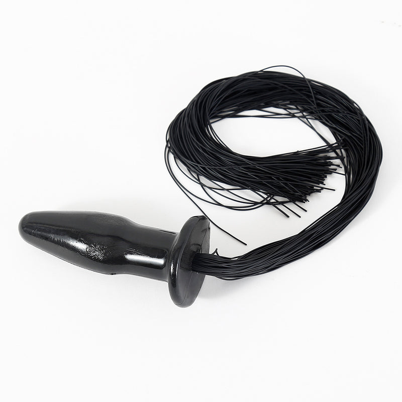 Horse Tail Butt Plug Mushroom Shaped Stopper Sex Toy For Adult Games