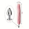 Fur Anal Fox Tail Metal Heads Butt Plug Adult Game Insert Stopper Set