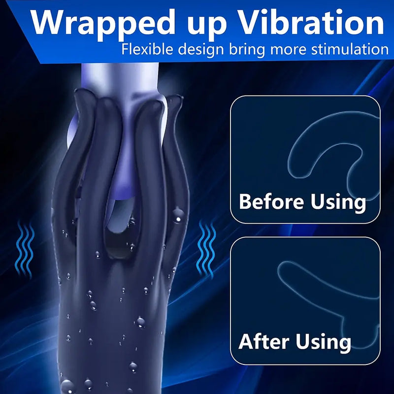 Octopus Sex Toy Auto Male Masturbator with Barbel Tentacles Particles