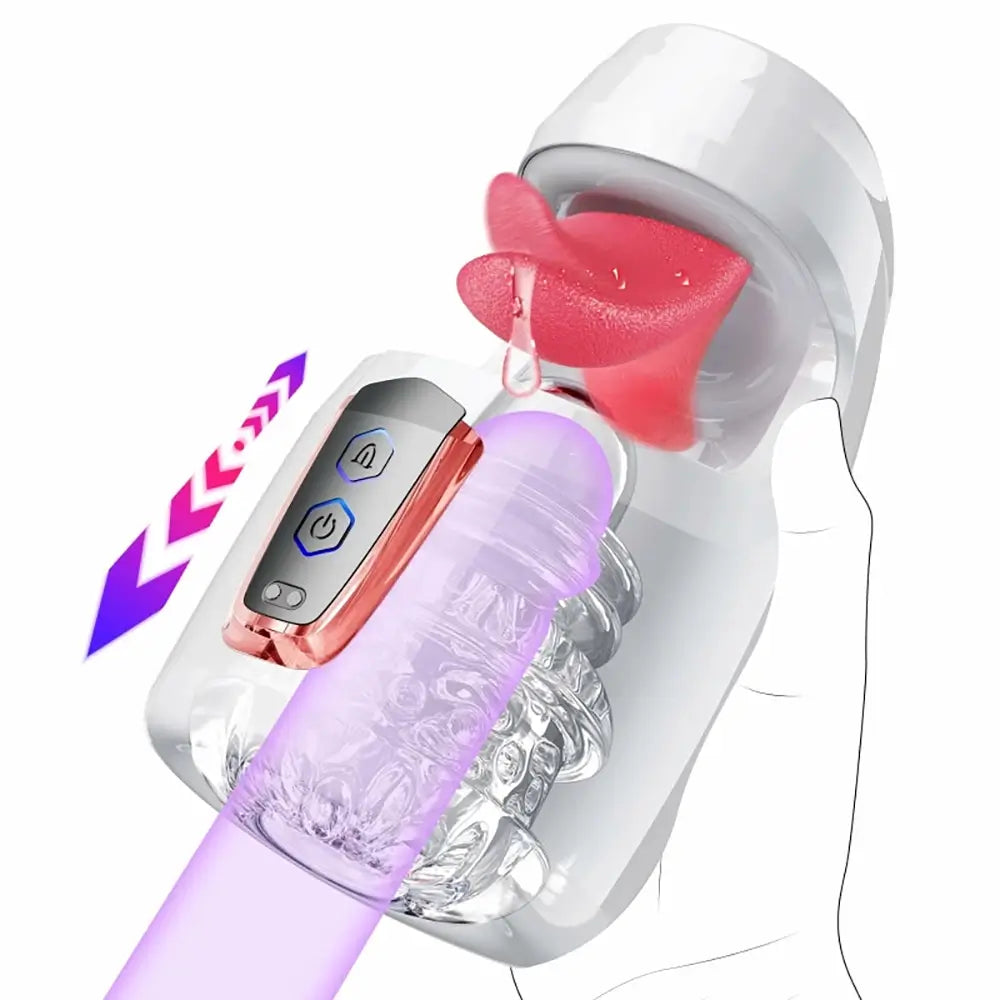 XG18 Plus Glans Trainer 10 Licking Thrusting Electric Masturbator