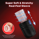 Vibrating Thrusting Rotating Auto Stroker Electric Male Masturbator