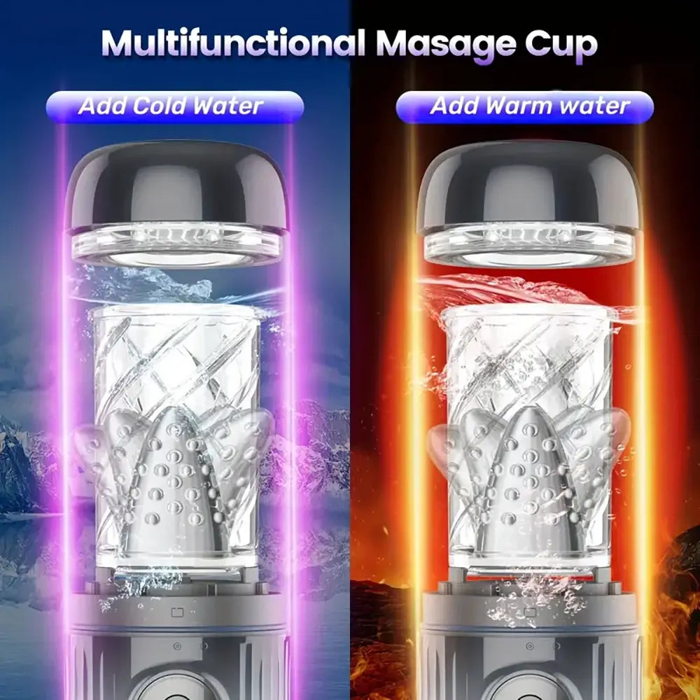 4 Pump 7 Sucking 7 Rotating 7 Licking LCD Automatic Masturbator