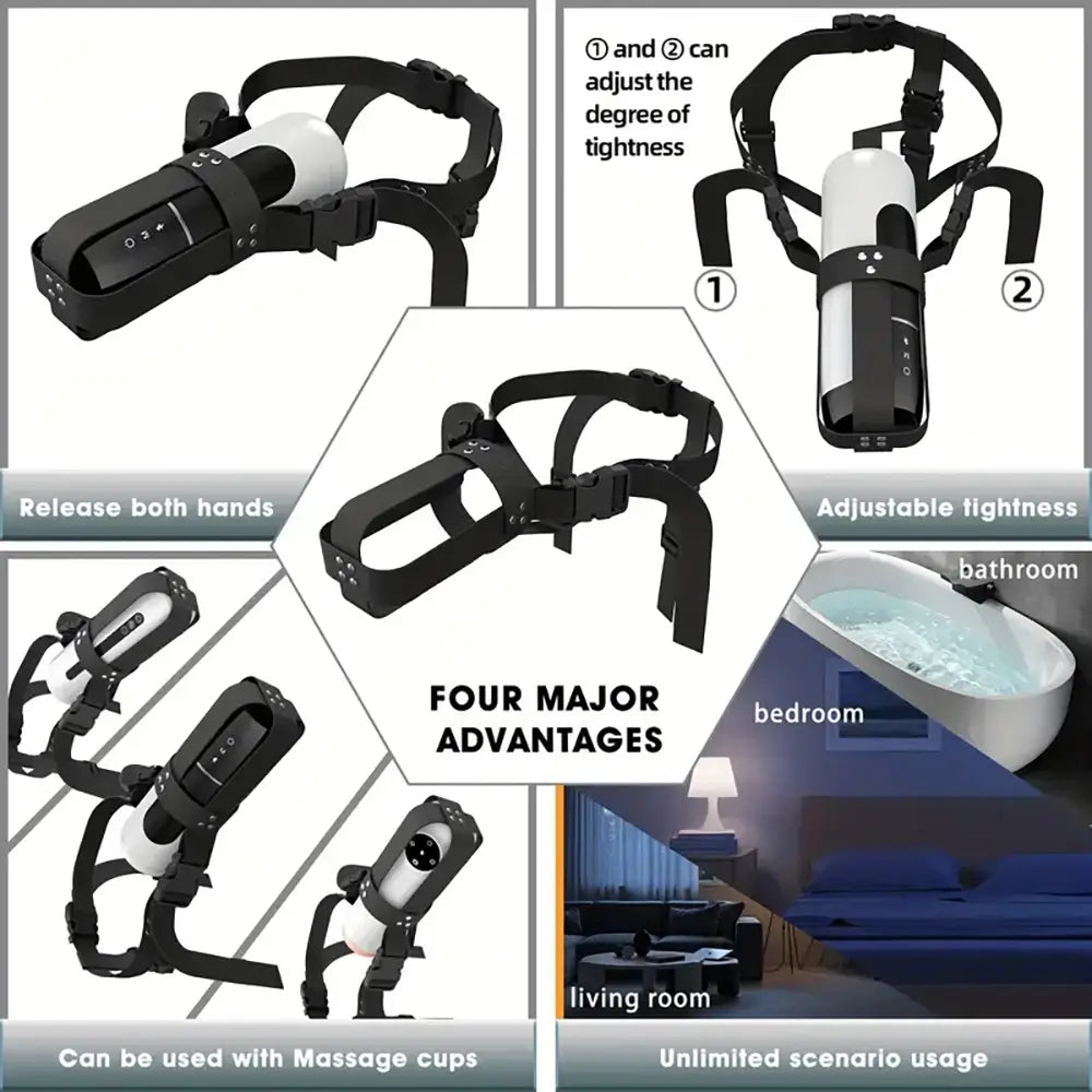 4 Pump 7 Sucking 7 Rotating 7 Licking LCD Automatic Masturbator