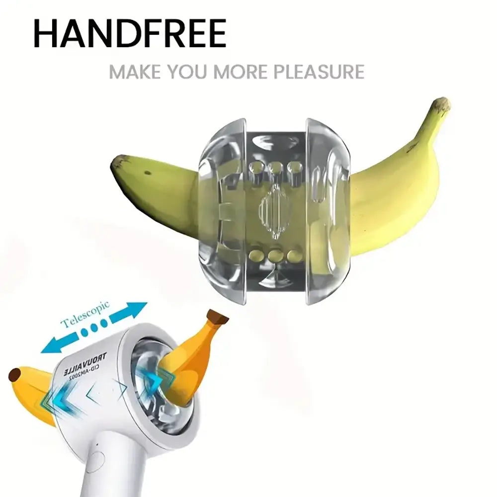 Graduated Vibration Telescopic Human Skin Automatic Masturbator