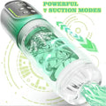 3 Pump 7 Thrusting Rotating Vibrating Sucking LCD Automatic Masturbator