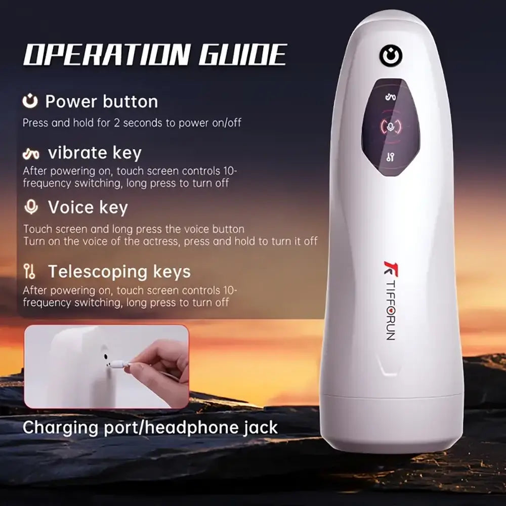 Forward Reverse Rotation Glans Blame Vacuum Suction Auto Masturbator