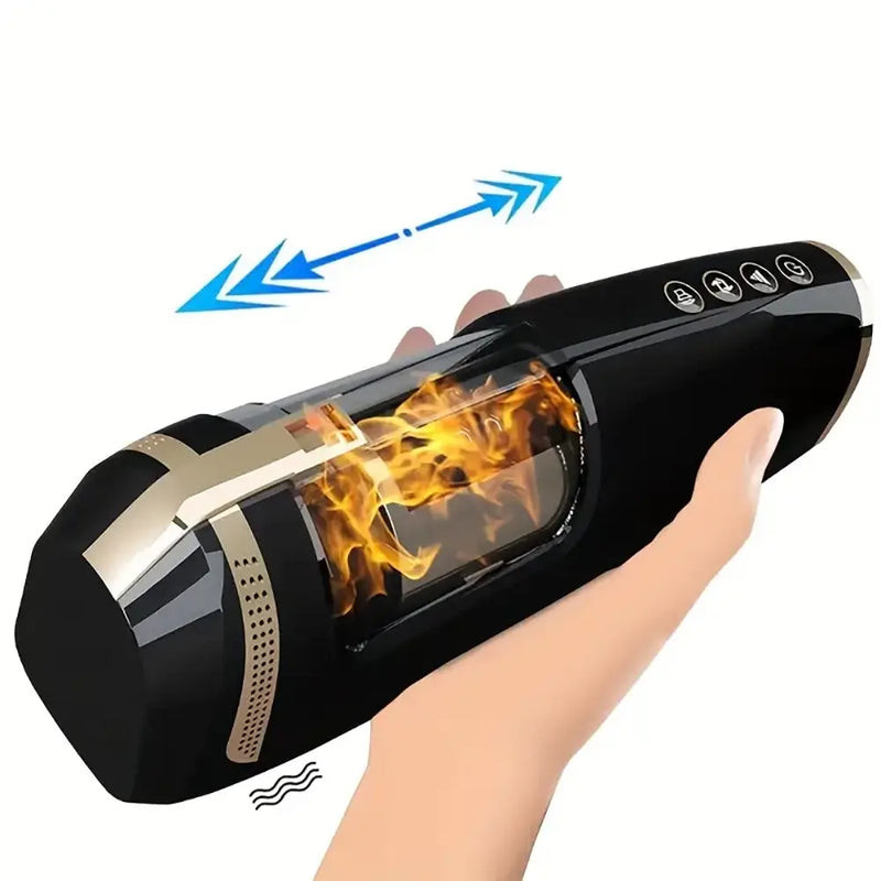 Squeezing High Speed Piston Qi Piston Rotation Stretching Masturbator