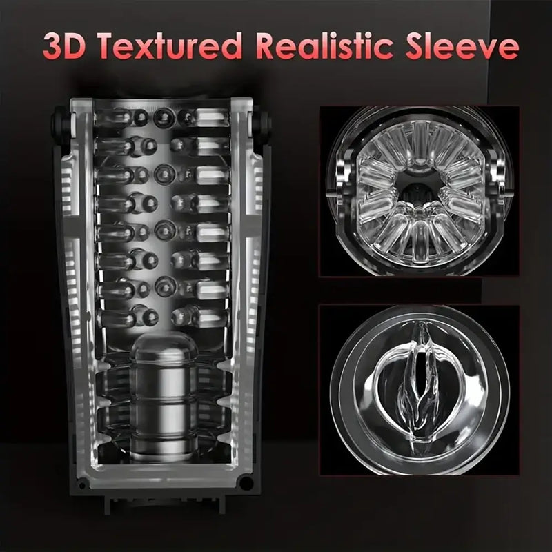 Red Diamond Innovative Motors Telescoping Lcd Automatic Masturbator