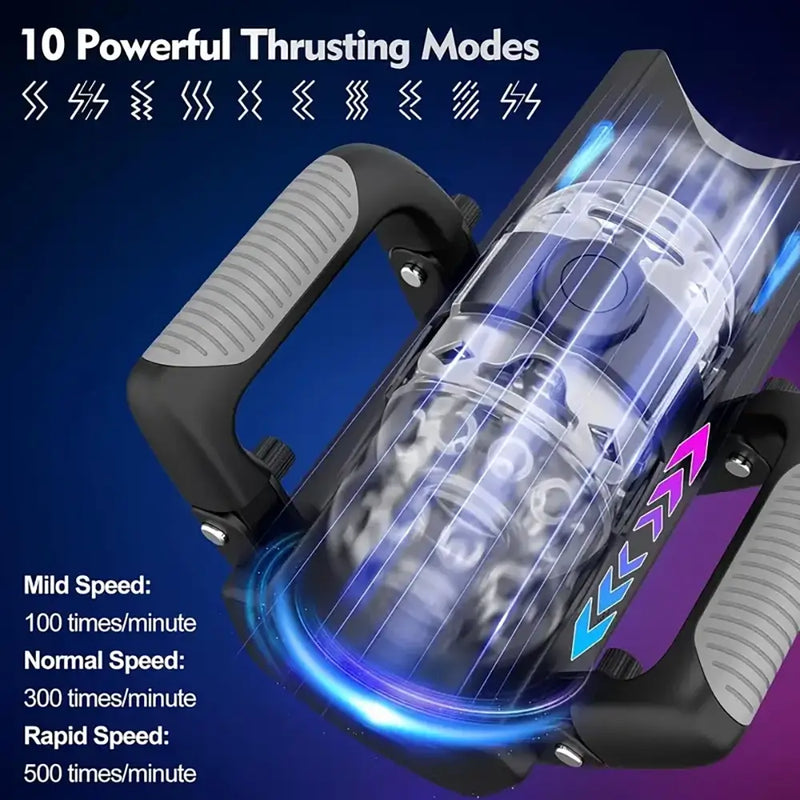 Leten Cannon King Pro Machine 2cm Piston Telescopic Auto Masturbator