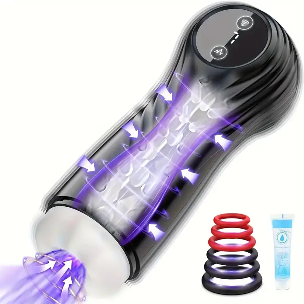 Automatic Sucking Vibrating 7 Modes Exhaust Male Masturbator Automatic Sucking Vibrating 7 Modes Exhaust Male Masturbator