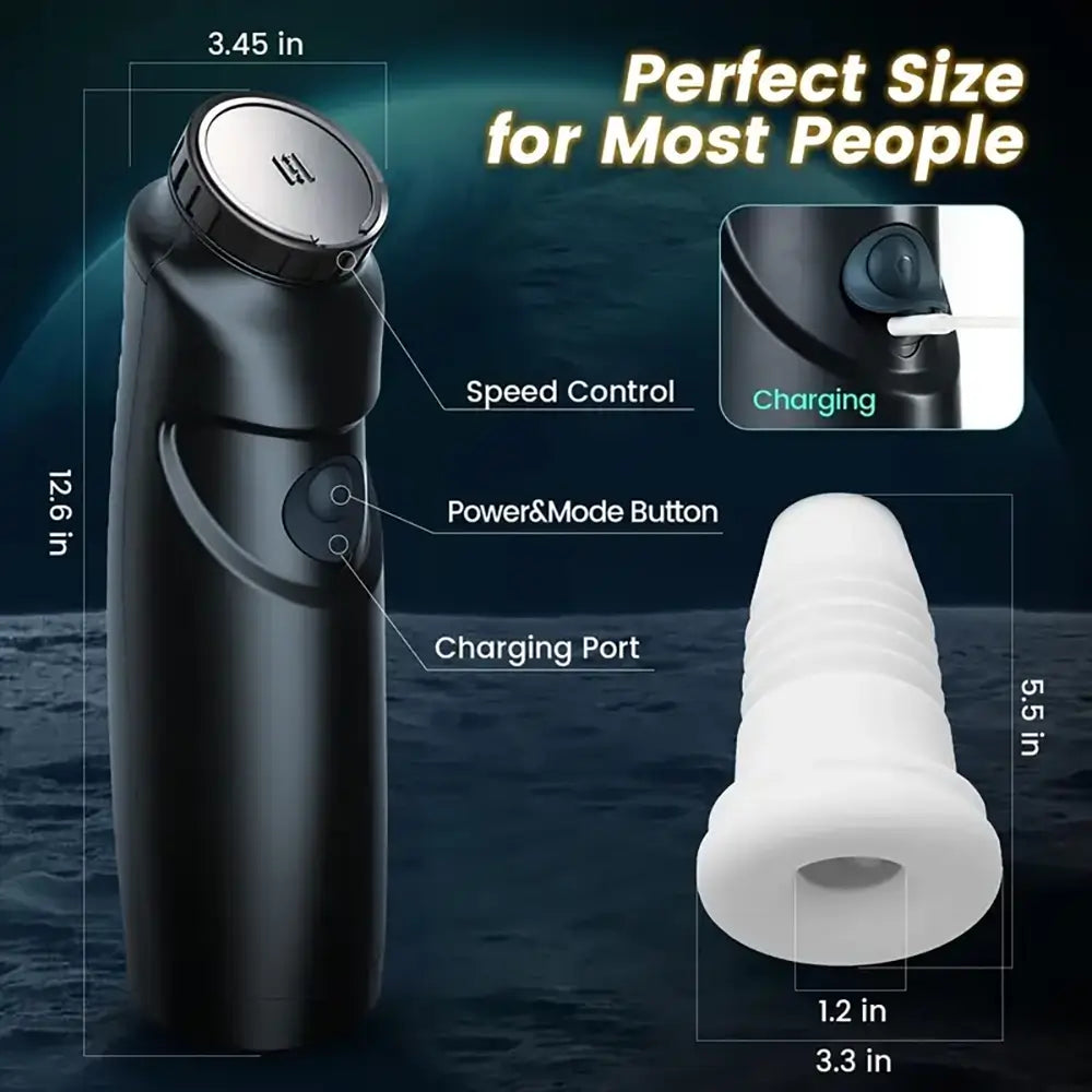 7 Swing Thrusting Auto Masturbator With Riding Position Design
