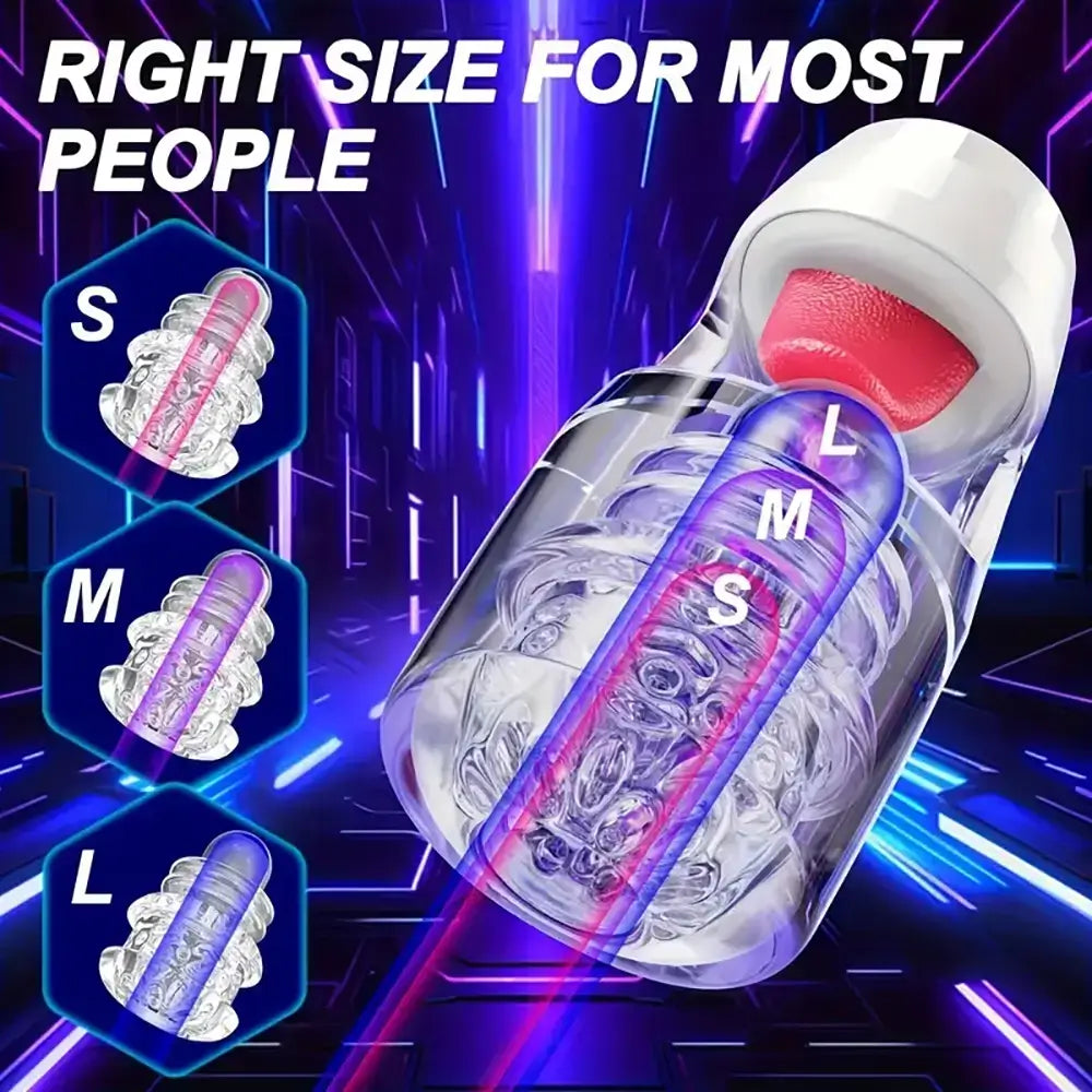 XG18 Plus Glans Trainer 10 Licking Thrusting Electric Masturbator