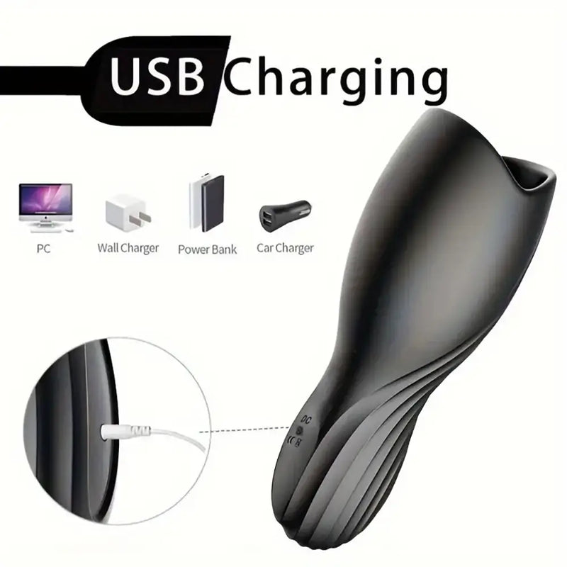 Pulse Vibrating Automatic Electric Masturbator For Cock Massage