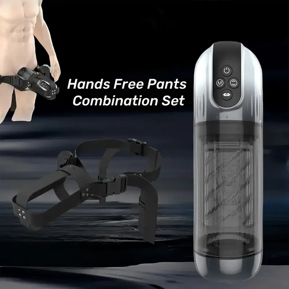 4 Pump 7 Sucking 7 Rotating 7 Licking LCD Automatic Masturbator
