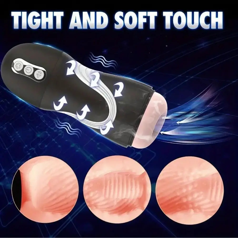 Sucking Pleasure Shaking Fast Piston Automatic Masturbator