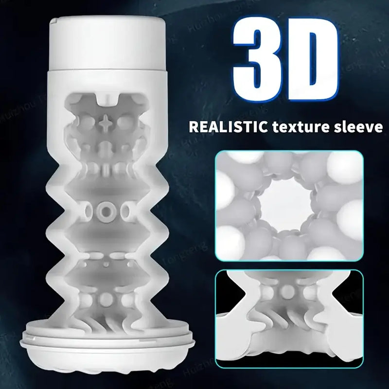 4D Internal Structure Transparent Window Automatic Masturbator