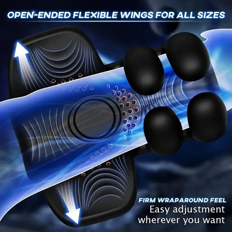 10 Finger Massaging Tapping Vibrating Stroker Automatic Masturbator