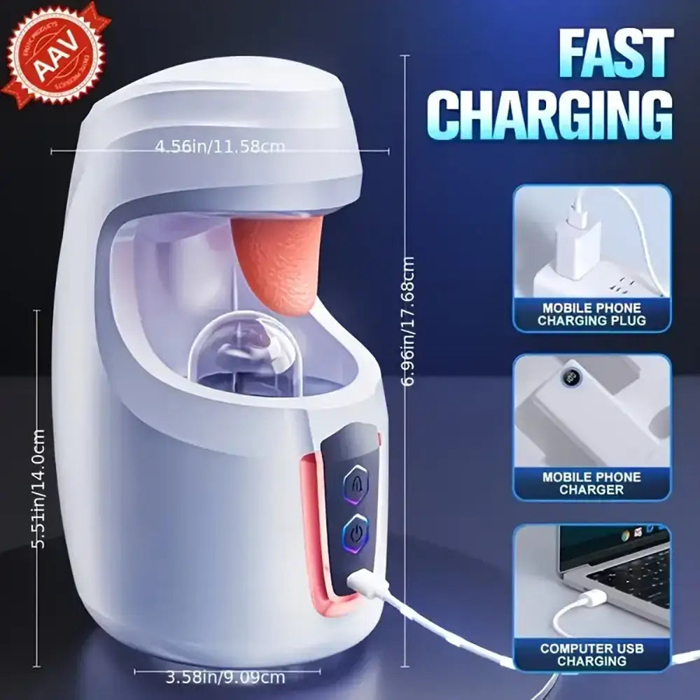 XG18 Plus Glans Trainer 10 Licking Thrusting Electric Masturbator
