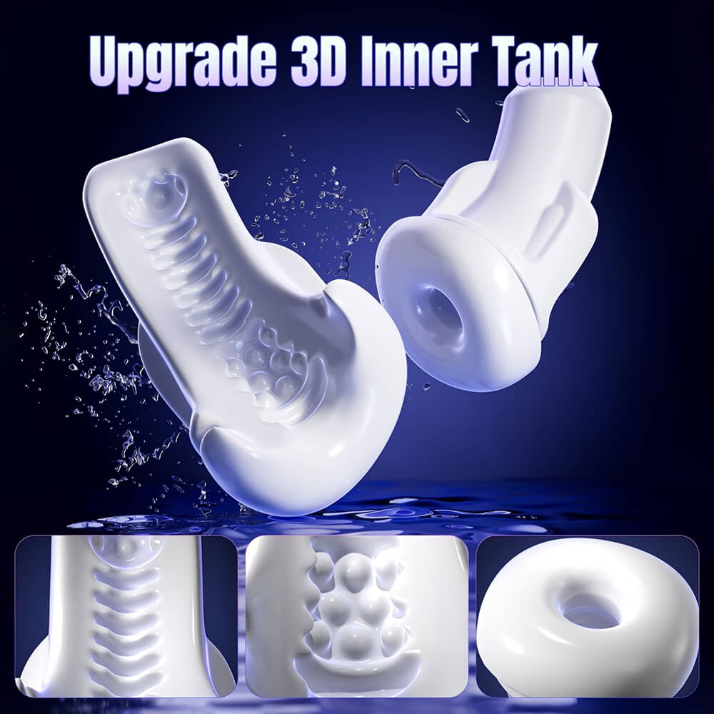 3 Sucking 6 Thrusting 9 Vibrating Retractable Rotatable Masturbator Weadultshop