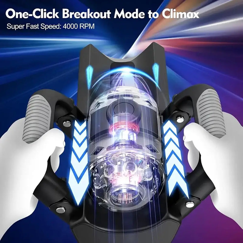 Leten Cannon King Pro Machine 2cm Piston Telescopic Auto Masturbator