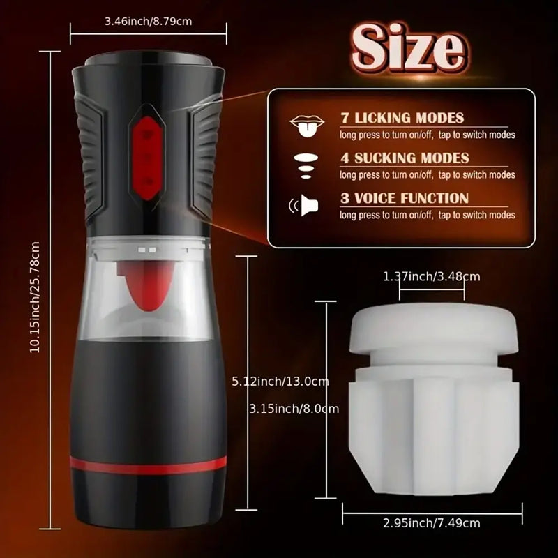 42° Constant Temperature Moaning Voice Stimulated Auto Masturbator