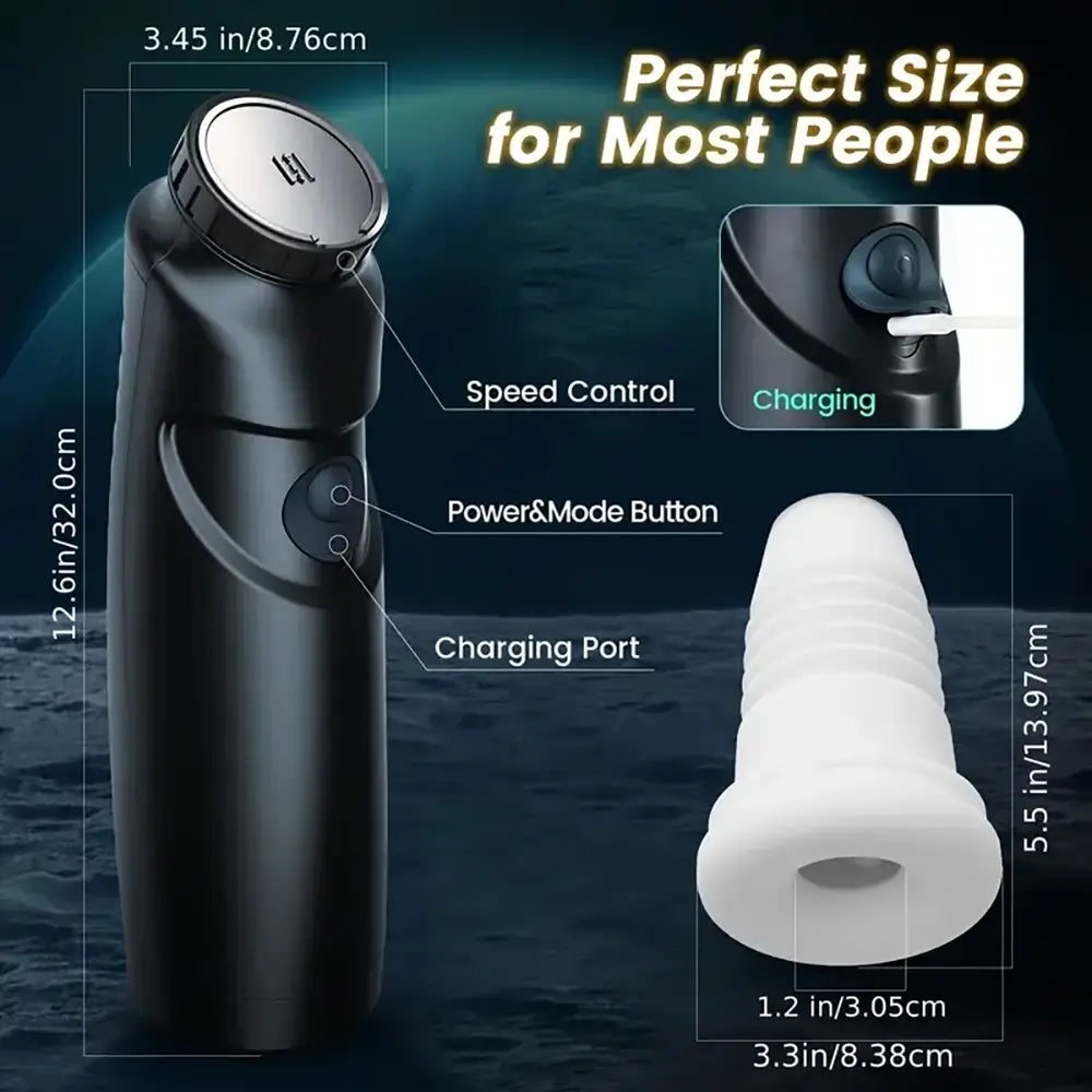 7 Swing Thrusting Auto Masturbator With Riding Position Design
