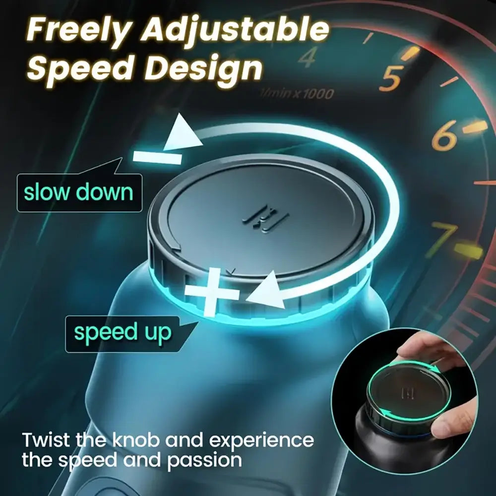 7 Swing Thrusting Auto Masturbator With Riding Position Design