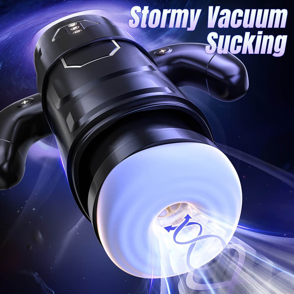 3 Sucking 6 Thrusting 9 Vibrating Retractable Rotatable Masturbator Weadultshop