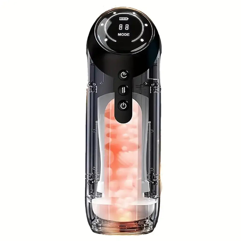 XT10 Auto Stroker Thrusting Sucking Vibrating With Heating Base