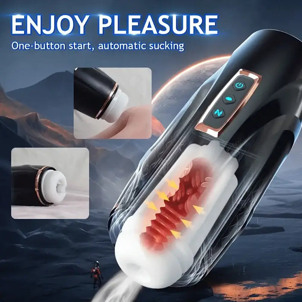 Upgraded Automatic Thrusting Blowjob Sucking Male Masturbator