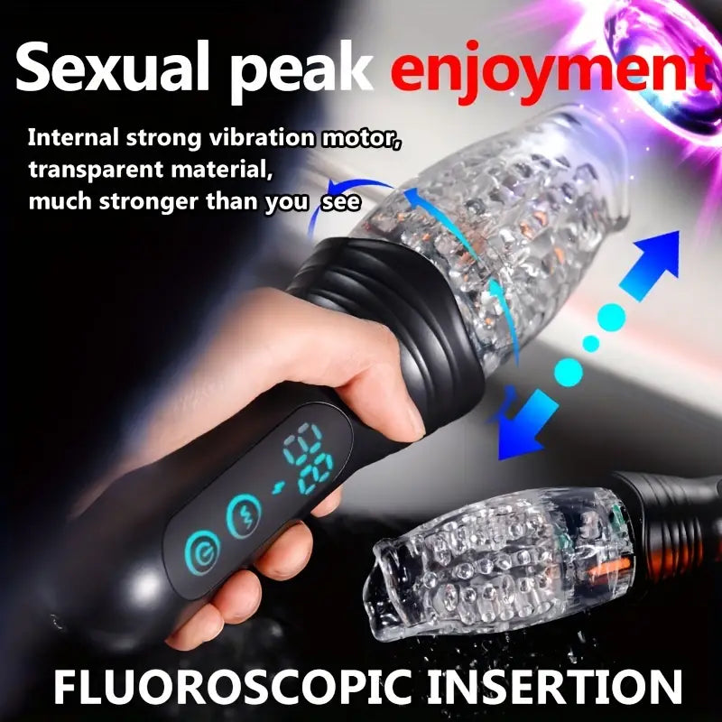 Blowjob Stretching 9 Vibrating Auto Male Penis Masturbator Blowjob Stretching 9 Vibrating Auto Male Penis Masturbator