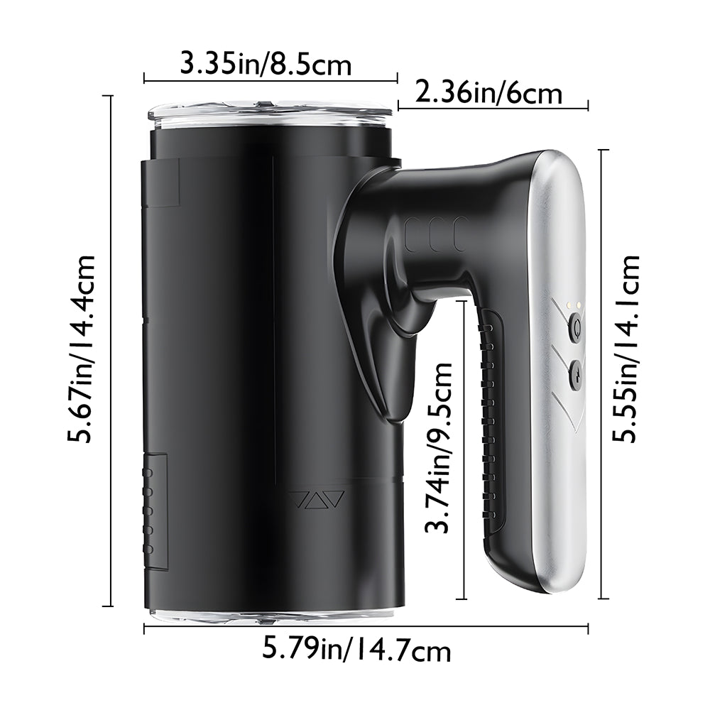 XT34 Automatic Double-End Male Stroker With 5 Telescopic Modes