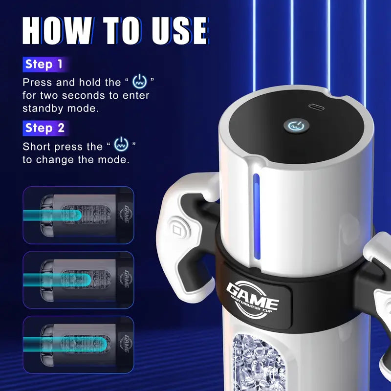 Vibration Automatic Male Masturbator Hands Free Training Device Vibration Automatic Male Masturbator Hands Free Training Device