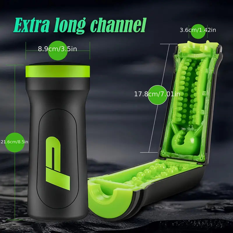 Manual Pocket Pussy Silicone 3D Soft Realistic Penis Stroker